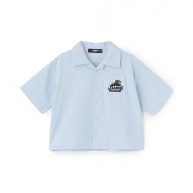 バンダナ柄 パナマ織半袖シャツ