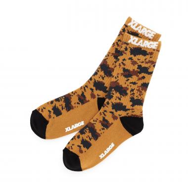 アニマル総柄 リブクルーソックス