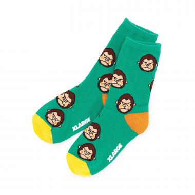 ファニーゴリラ カラフルクルーソックス