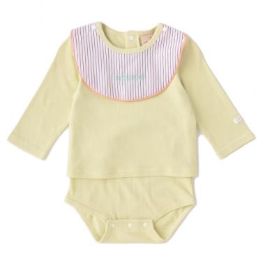 オーガニックコットン スタイつきロンパース