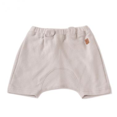 オーガニックコットン ミニ裏毛 耳つき7分丈サルエルパンツ