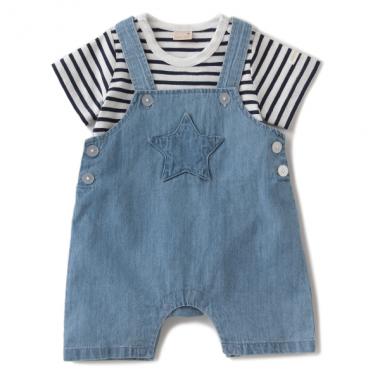 スターサロペット×ロンパースセット