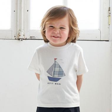 ヨットパッチワークＴシャツ