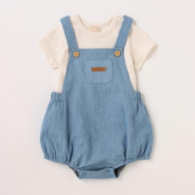 ショートサロペットセット