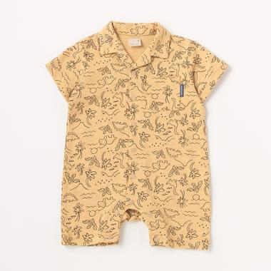 開衿シャツカバーオール