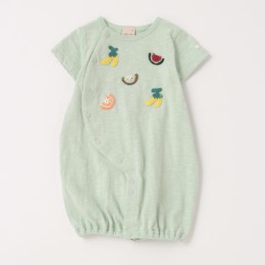 フルーツ編みモチーフ2WAYオール