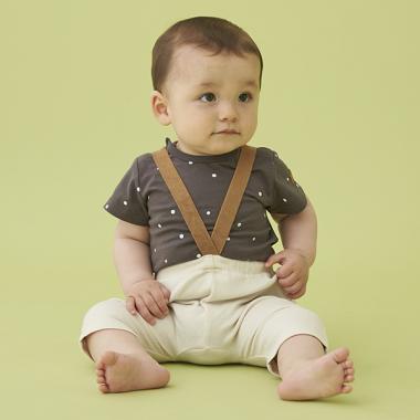 Vストラップパンツロンパースセット