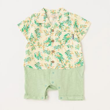 【リンク】アロハシャツカバーオール(ベビーサイズ)