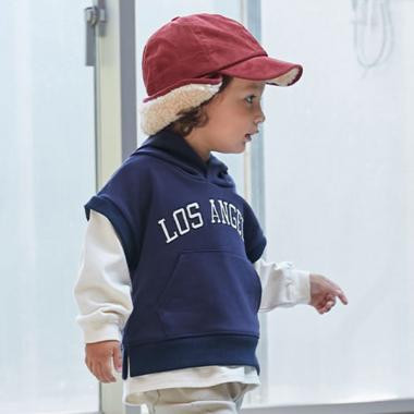 【リンク】ロゴ重ね着パーカー(キッズサイズ)