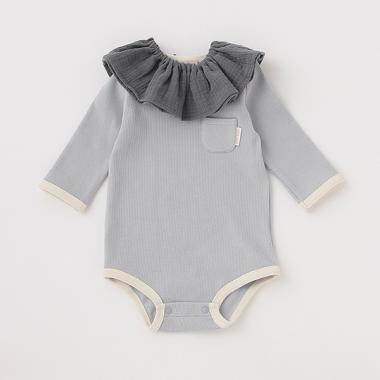 【オーガニック】スタイつきロンパース