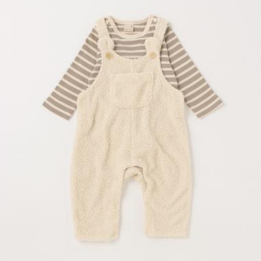 もこもこくまサロペセット