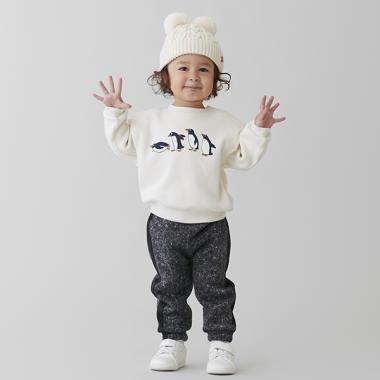 裏起毛カットパンツ