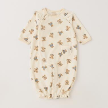 【抗菌防臭】くま2WAYオール