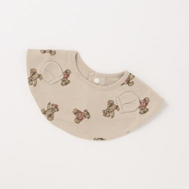 【抗菌防臭】くま柄スタイ