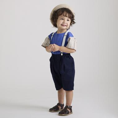 7分丈タックパンツ