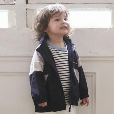 【撥水加工】配色ウィンブレ