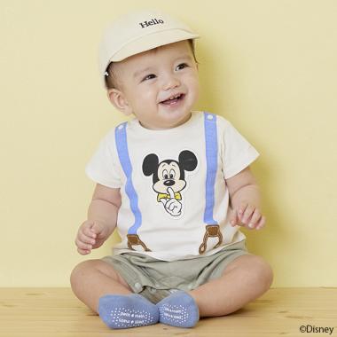 【リンク】【Disney】サスつきカバーオール(ベビーサイズ)