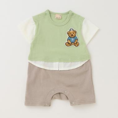 【リンク】クマカバーオール(ベビーサイズ)