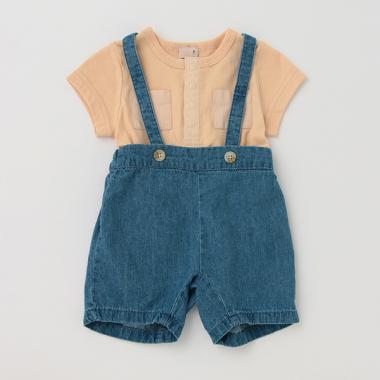 シャツ・サスつきパンツセット