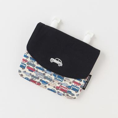 恐竜　車刺繍移動ポケット