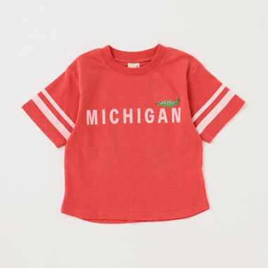 【接触冷感】ロゴ動物刺しゅうTシャツ