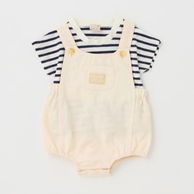 ボーダーTサロペセット