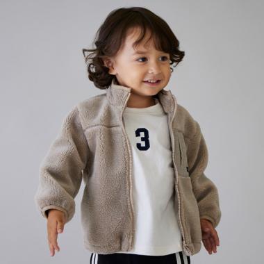 ボアジップブルゾン