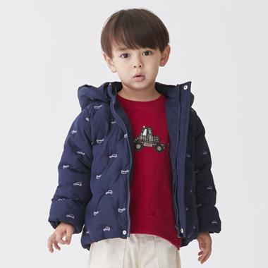 BOYSモチーフ刺しゅう中わたジャケット