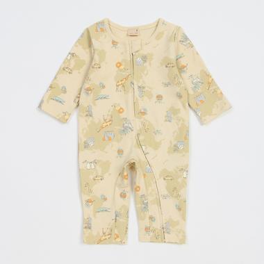 【弱酸性】アニマル総柄カバーオール