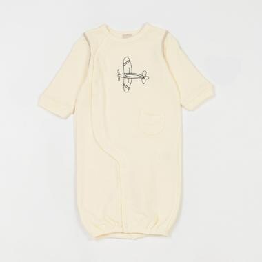 【リンク/弱酸性】飛行機柄2WAYオール（キッズサイズ）