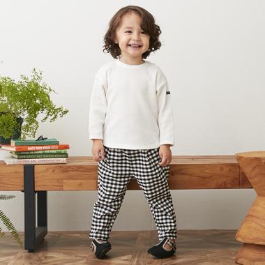 【リンク】チェックストレッチパンツ(キッズ)