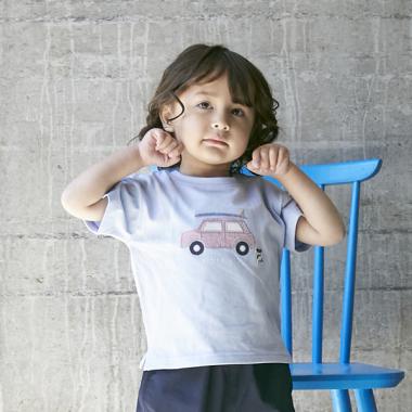 【接触冷感】サーフパッチワークTシャツ