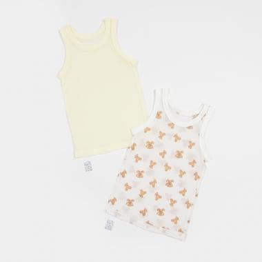 メッシュタンク肌着2P