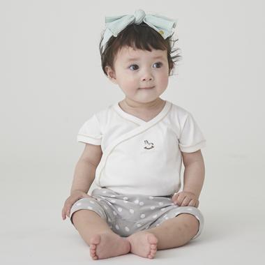 【プティプラ】半袖ロンパース