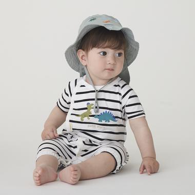 【プティプラ】半袖2WAYオール