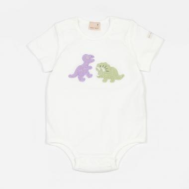 【接触冷感】恐竜・海の動物ロンパース