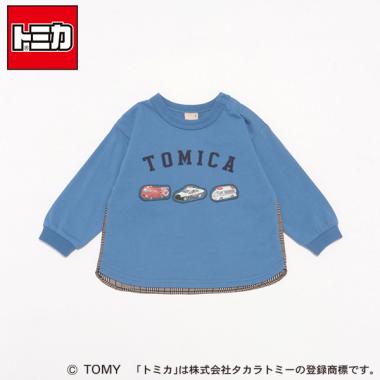 【TOMICA】後布帛長袖Tシャツ