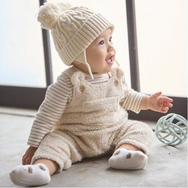 もこもこサロペット