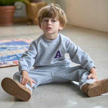 【GOODPRICE】アルファベット裏起毛トレーナー