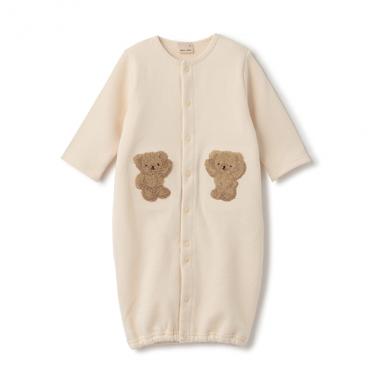 クマアップリケ2WAYオール