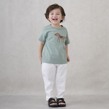 【リンク】セミカーブストレッチパンツ(キッズ)