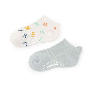 DAILYスニーカー丈ソックス2P