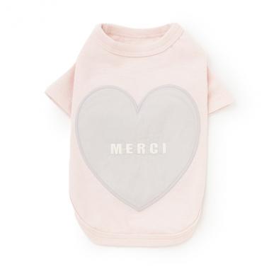 【リンク】【DOG】（防汚加工）背中ハートT