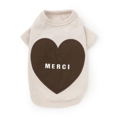 【リンク】【DOG】（防汚加工）背中ハートT