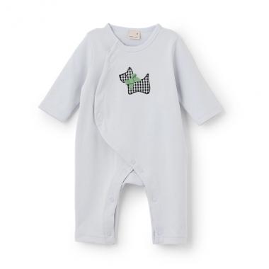 【弱酸性】モチーフアップリケカバーオール