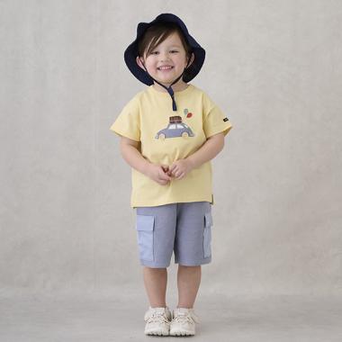 ポケットつきカットハーフパンツ