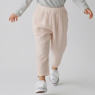 【防汚加工】楊柳クロップドパンツ