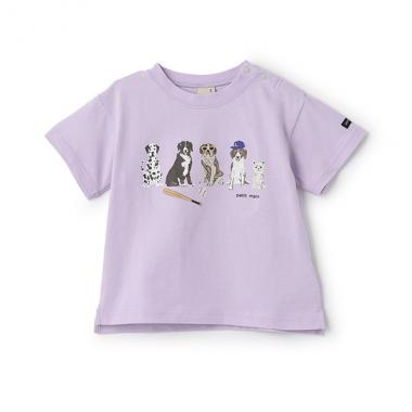 【防汚加工】DOGグラフィック半袖Tシャツ