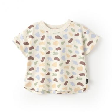 【GOODPRICE冷感】総柄半袖Tシャツ