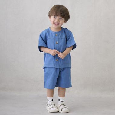 布帛半袖セットアップ